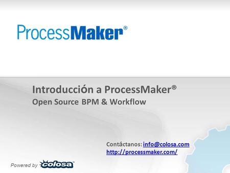 Introducción a ProcessMaker®