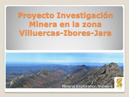 Proyecto Investigación Minera en la zona Villuercas-Ibores-Jara
