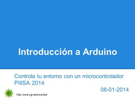 Introducción a Arduino