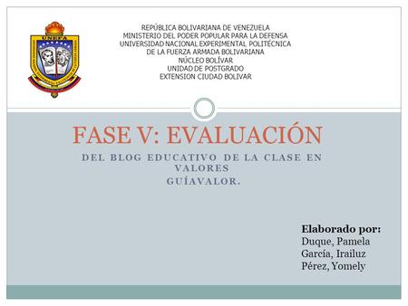 Del Blog Educativo de la Clase en valores Guíavalor.