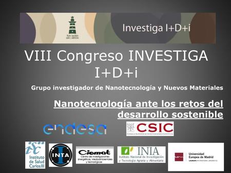 VIII Congreso INVESTIGA I+D+i