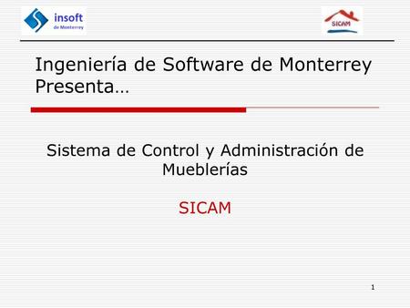 Sistema de Control y Administración de Mueblerías SICAM