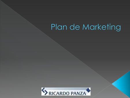 Plan de Marketing.