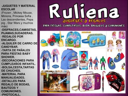 -JUGUETES Y MATERIAL ESCOLAR