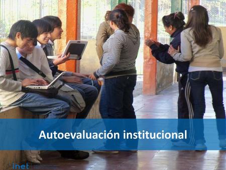 Autoevaluación institucional