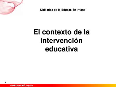 Conceptos: atención, educación, aprendizaje, intervención
