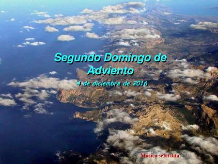 Segundo Domingo de Adviento