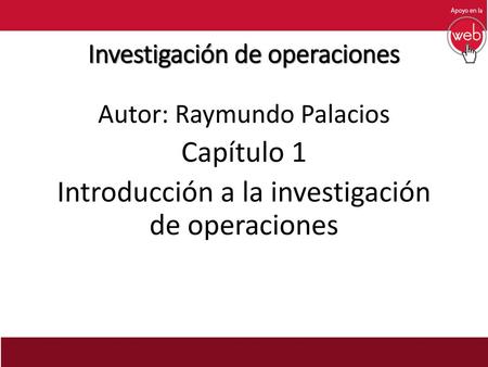 Investigación de operaciones