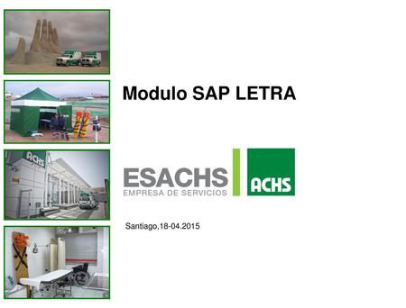 Modulo SAP LETRA Santiago,18-04.2015.