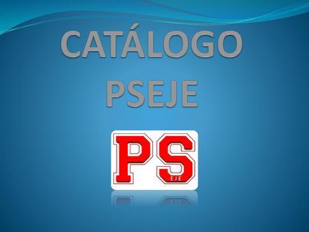 CATÁLOGO PSEJE.