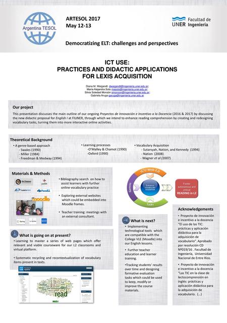 PRACTICES AND DIDACTIC APPLICATIONS