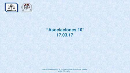 “Asociaciones 10” 17.03.17.
