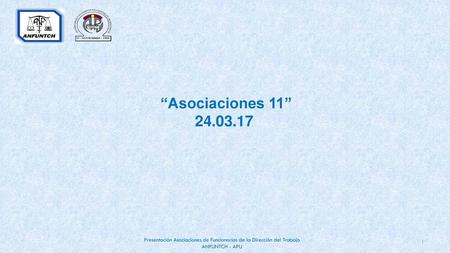 “Asociaciones 11” 24.03.17.