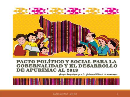 GUL/Sec. Ejec.-MCLCP – ABRIL 2017
