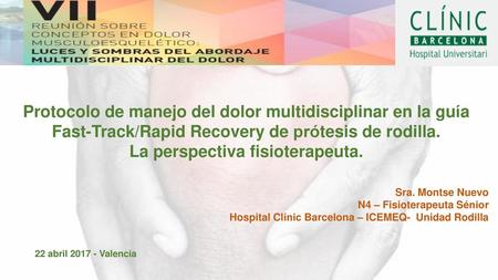 Protocolo de manejo del dolor multidisciplinar en la guía
