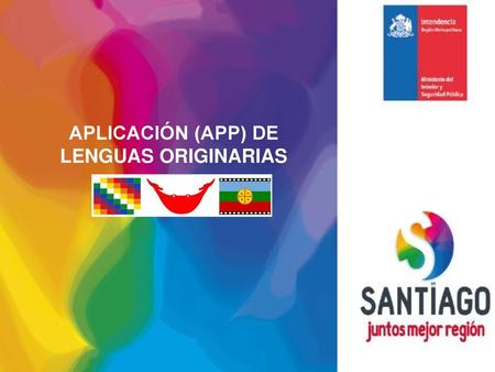 APLICACIÓN (APP) DE LENGUAS ORIGINARIAS