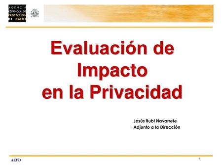 Evaluación de Impacto en la Privacidad