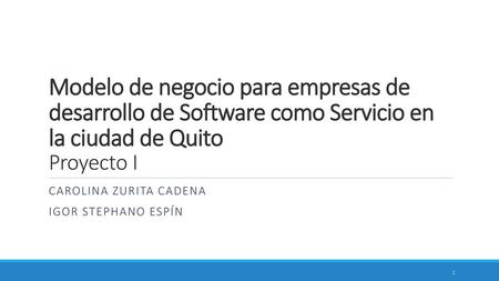 Carolina Zurita Cadena Igor Stephano Espín