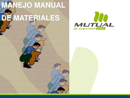 MANEJO MANUAL DE MATERIALES.