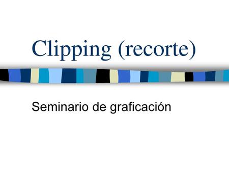 Seminario de graficación