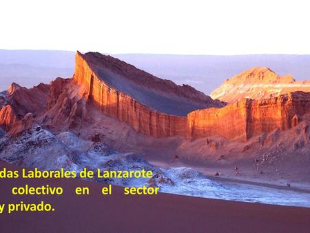 VI Jornadas Laborales de Lanzarote