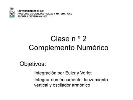Clase n º 2 Complemento Numérico