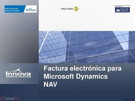 Factura electrónica para Microsoft Dynamics NAV
