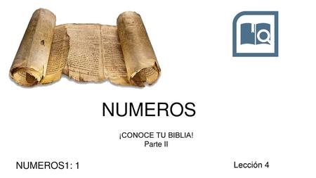 ¡CONOCE TU BIBLIA! Parte II