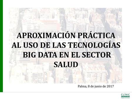 BIG DATA EN EL SECTOR SALUD