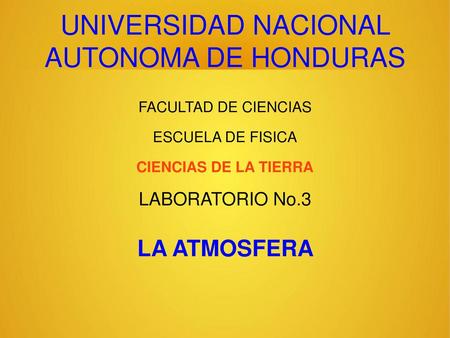UNIVERSIDAD NACIONAL AUTONOMA DE HONDURAS