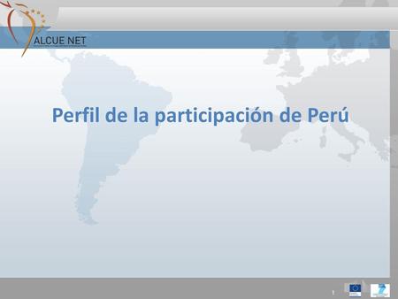 Perfil de la participación de Perú