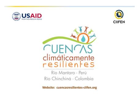 Website: cuencasresilientes-ciifen.org