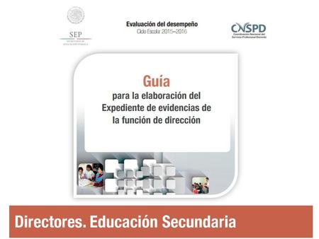 3. El Expediente de evidencias de la función de dirección