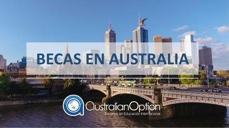 BECAS EN AUSTRALIA.