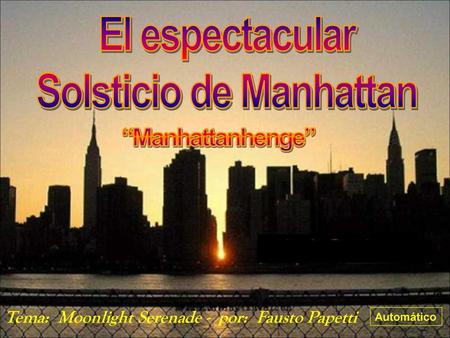 Solsticio de Manhattan