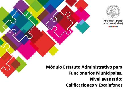 Módulo Estatuto Administrativo para Funcionarios Municipales.