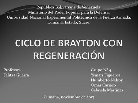 República Bolivariana de Venezuela. Ministerio del Poder Popular para la Defensa. Universidad Nacional Experimental Politécnica de la Fuerza Armada. Cumaná.