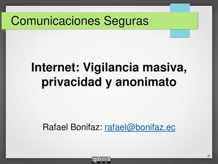 Comunicaciones Seguras