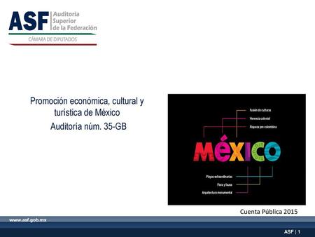 Promoción económica, cultural y turística de México