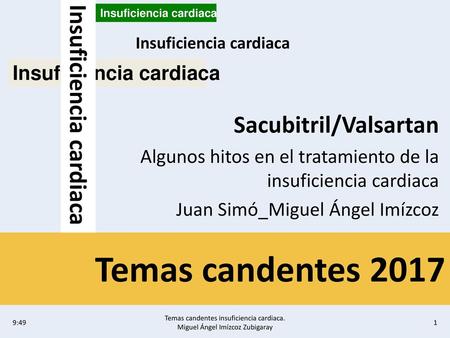 Temas candentes insuficiencia cardiaca. Miguel Ángel Imízcoz Zubigaray