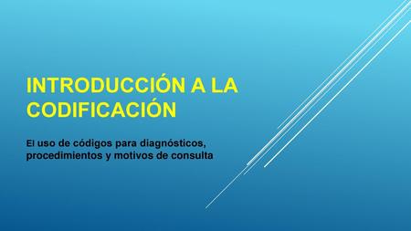 Introducción a la codificación