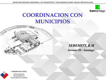 COORDINACION CON MUNICIPIOS