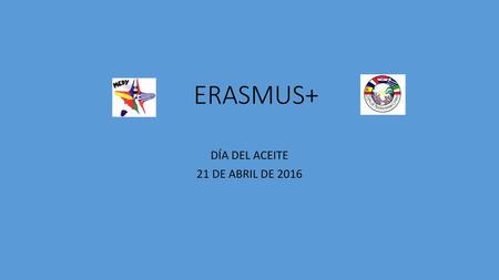 DÍA DEL ACEITE 21 DE ABRIL DE 2016