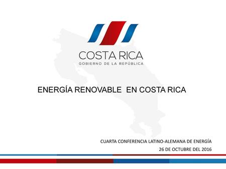 ENERGÍA RENOVABLE EN COSTA RICA
