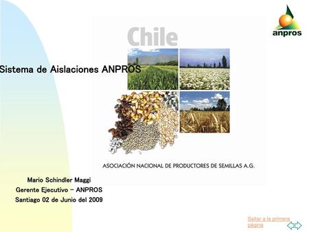 Sistema de Aislaciones ANPROS Gerente Ejecutivo - ANPROS