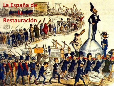 La España de la Restauración