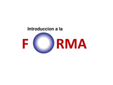 Introduccion a la F RMA.