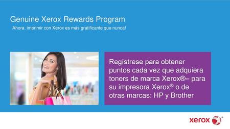 Genuine Xerox Rewards Program