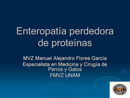 Enteropatía perdedora de proteínas