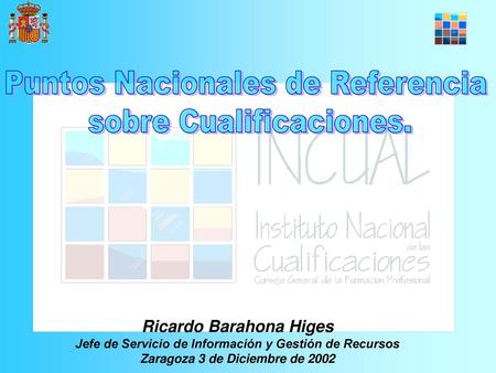 Puntos Nacionales de Referencia sobre Cualificaciones.